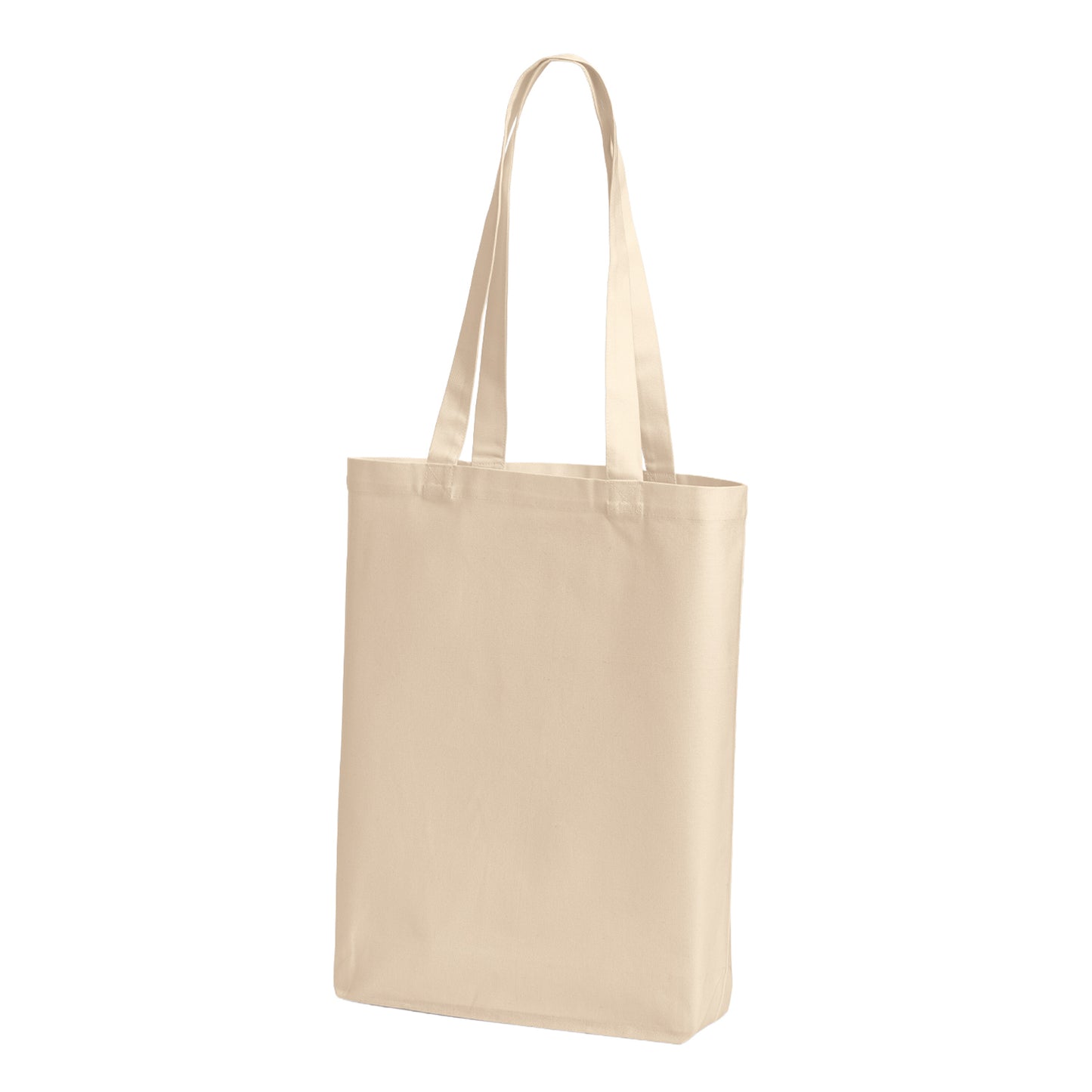 Sand - Back - Nutshell Premium Canvas Recycled Tote Bag