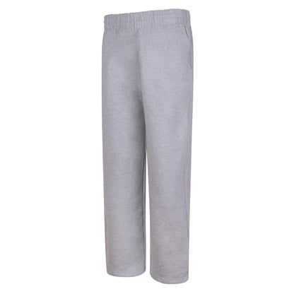 Heather Grey - Side - Awdis Mens Signature Heavyweight Jogging Bottoms