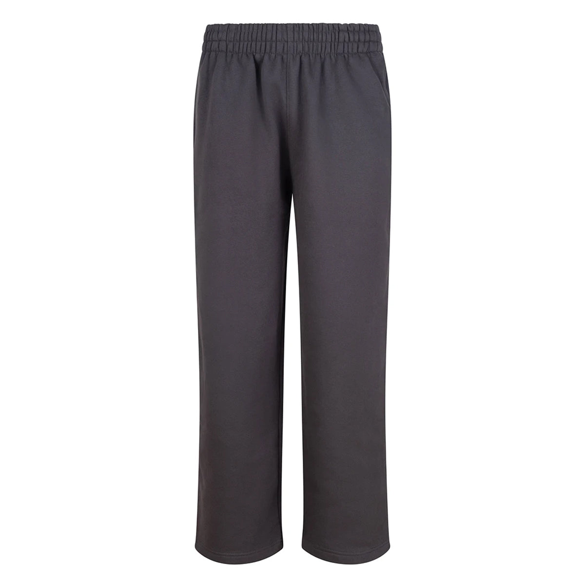 Solid Charcoal - Front - Awdis Mens Signature Heavyweight Jogging Bottoms