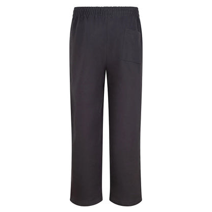 Solid Charcoal - Back - Awdis Mens Signature Heavyweight Jogging Bottoms