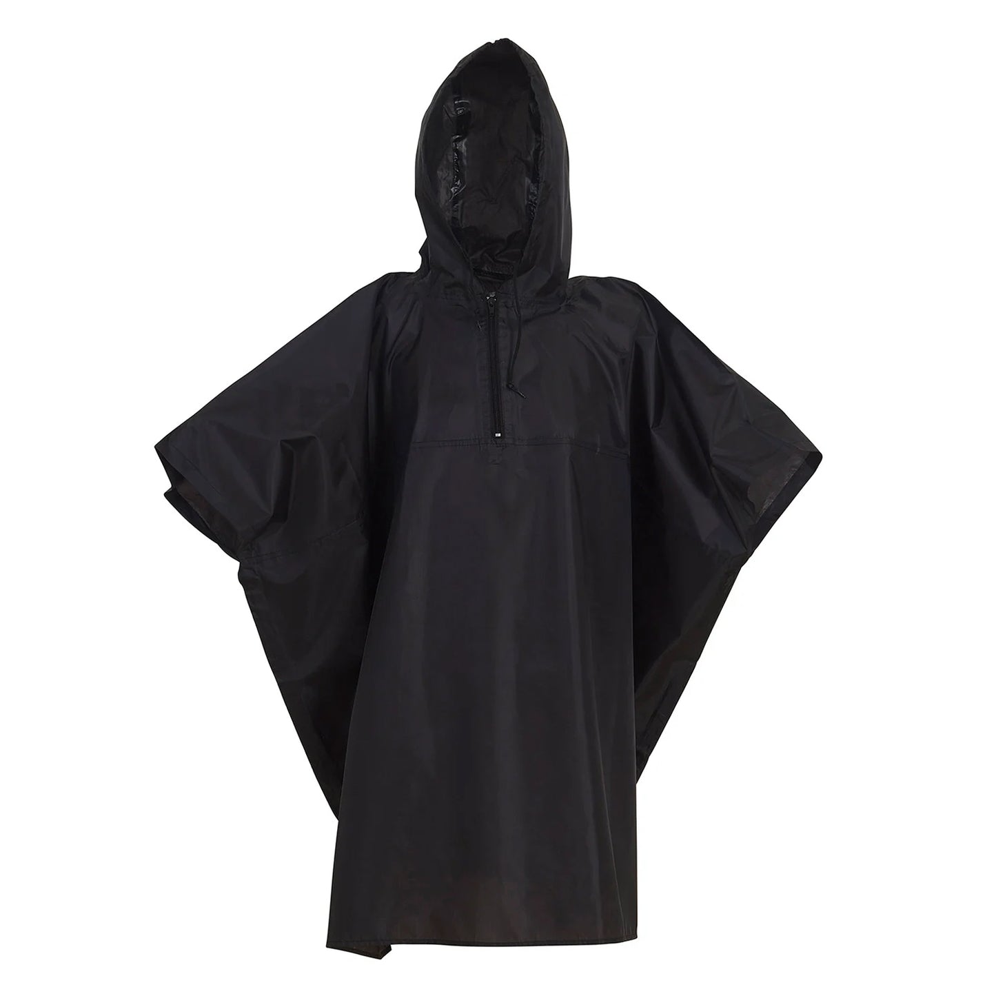 Black - Front - Yoko Unisex Adult Yoko Promo Poncho