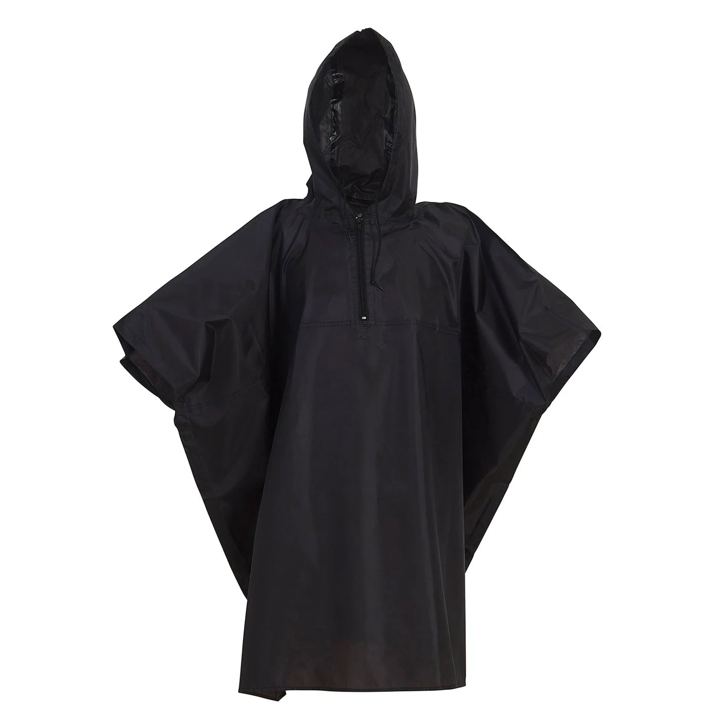 Black - Front - Yoko Unisex Adult Yoko Promo Poncho