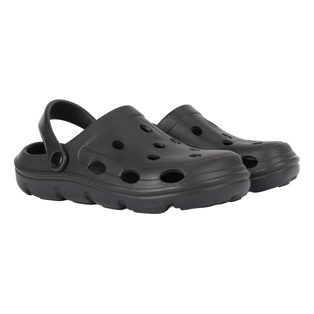 Jet Black - Front - Awdis Unisex Adult Aeroready Clogs