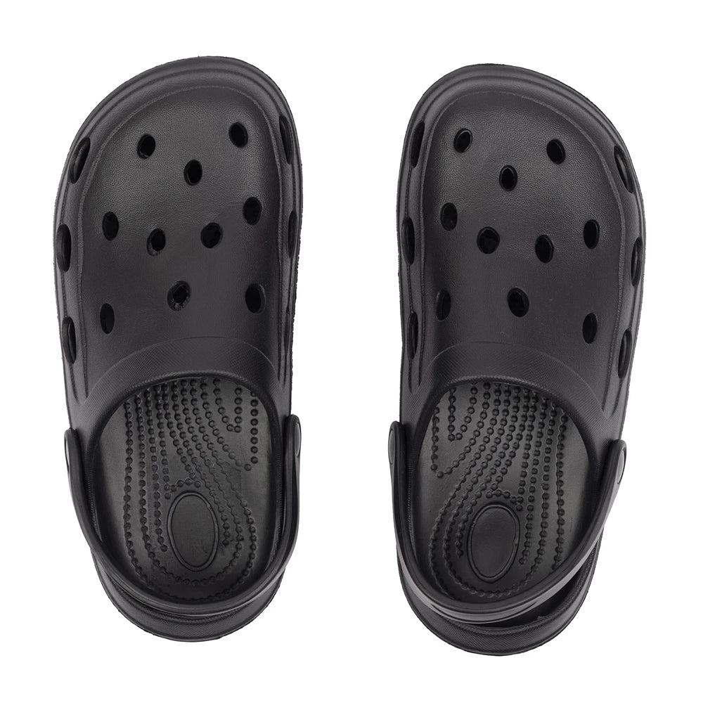 Jet Black - Side - Awdis Unisex Adult Aeroready Clogs