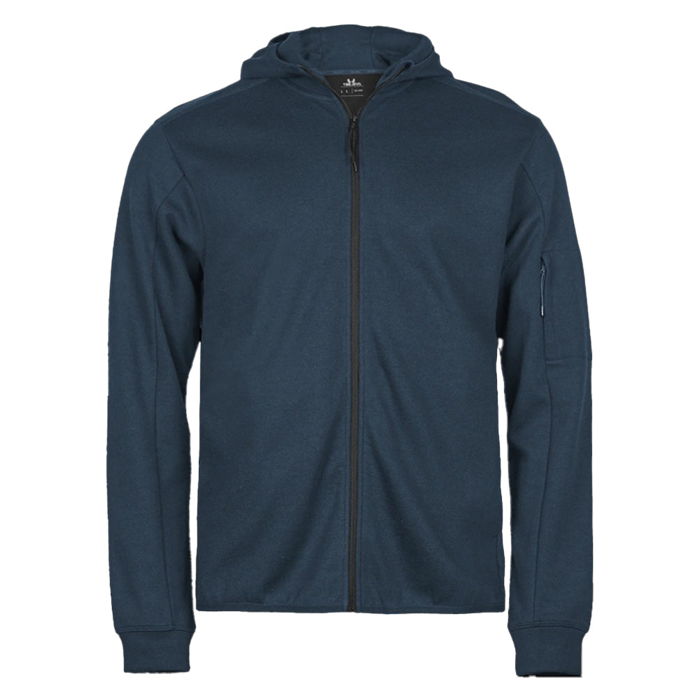 Ink - Front - Tee Jays Mens Athletic Full Zip Hoodie