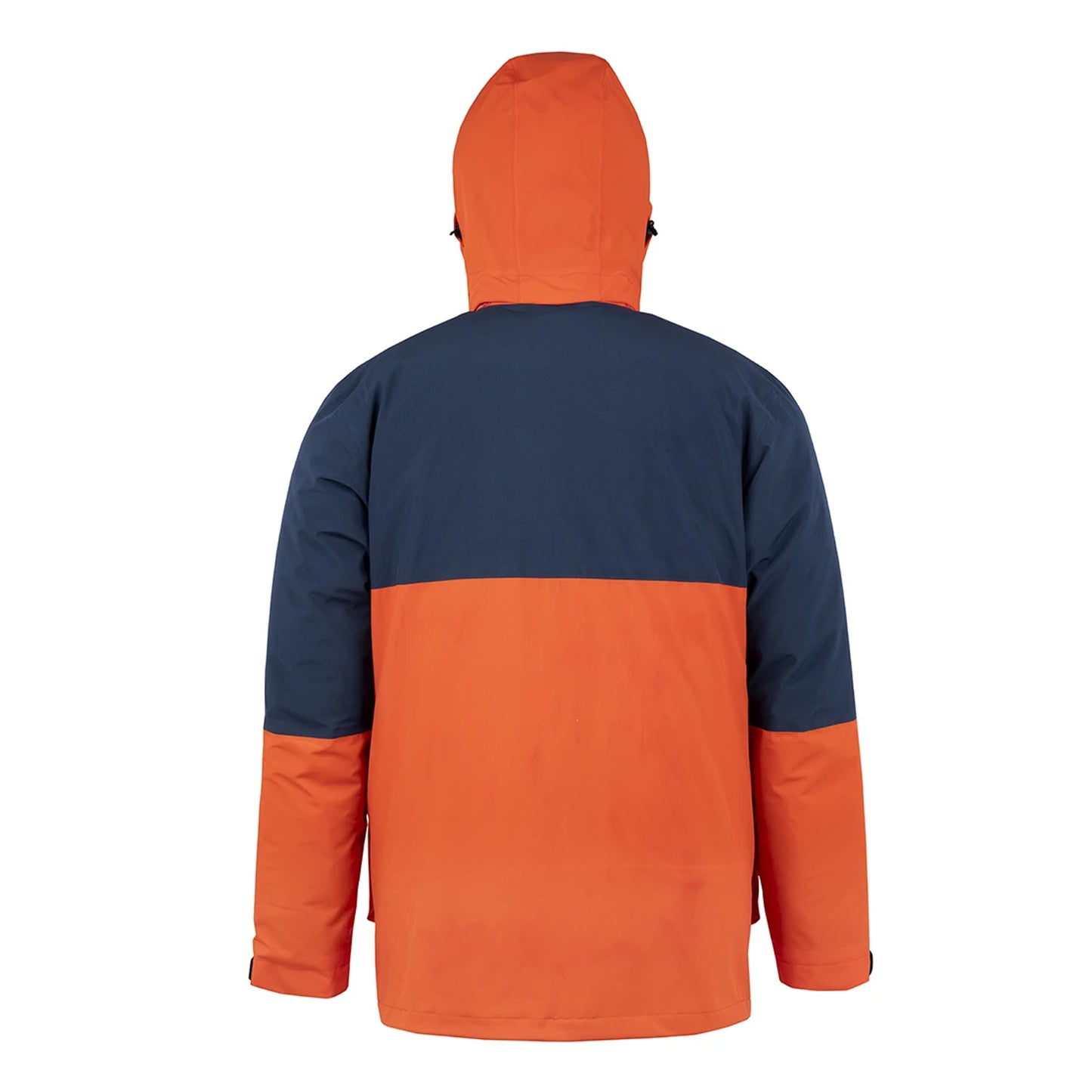 Navy-Orange - Back - Result Recycled Mens 3 in 1 Ripstop Recycled Padded Jacket