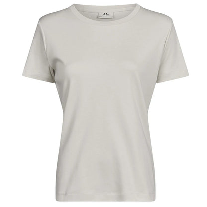 Cement - Front - Tee Jays Womens-Ladies Pima Cotton T-Shirt