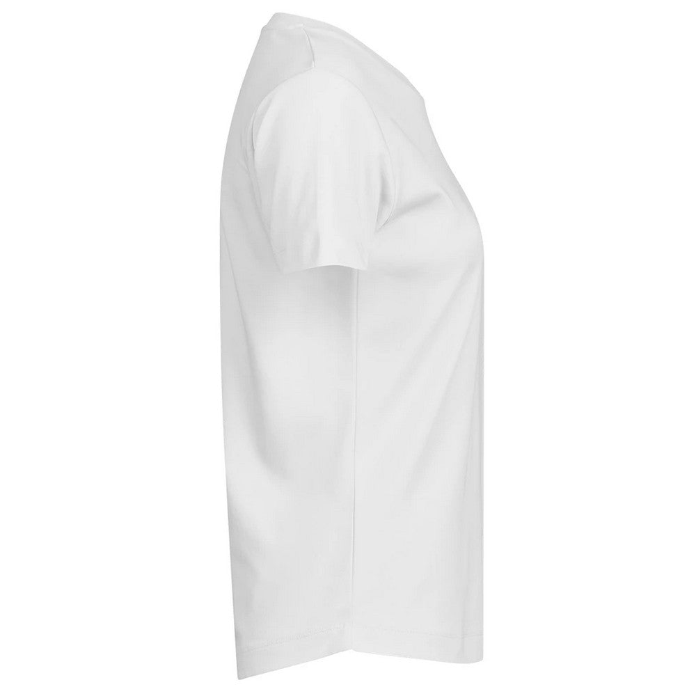 White - Side - Tee Jays Womens-Ladies Pima Cotton T-Shirt