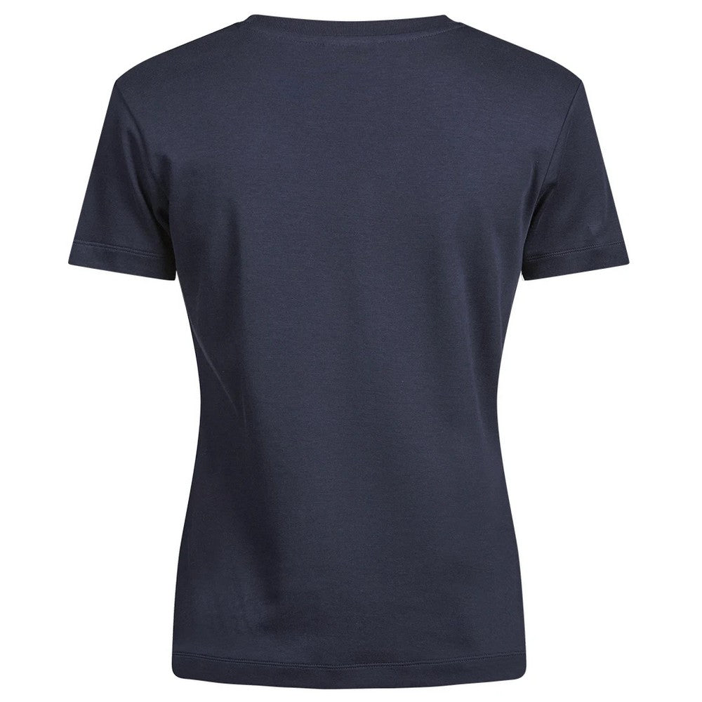 Navy - Back - Tee Jays Womens-Ladies Pima Cotton T-Shirt