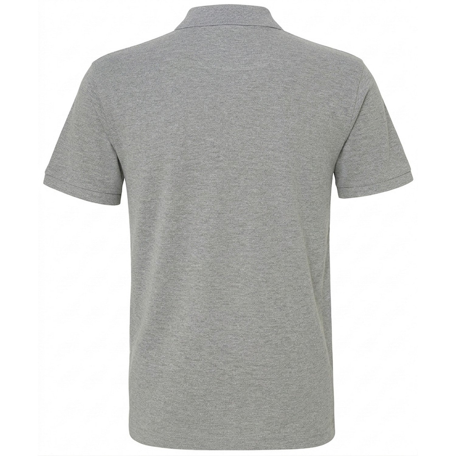Heather Grey - Back - Asquith & Fox Mens Heather Classic Polo Shirt