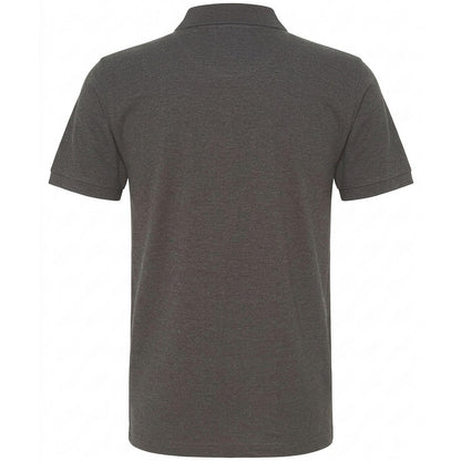 Charcoal - Back - Asquith & Fox Mens Classic Polo Shirt