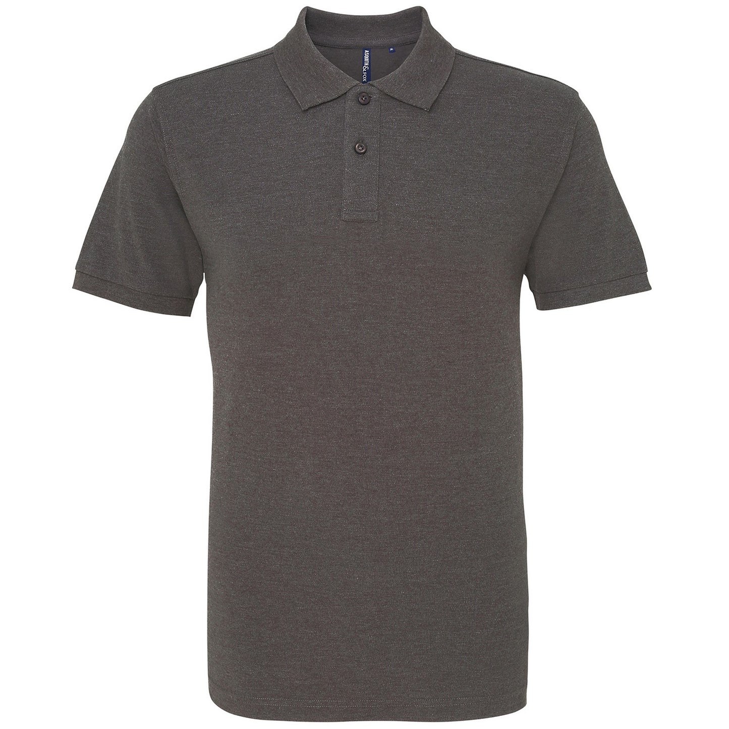 Charcoal - Front - Asquith & Fox Mens Classic Polo Shirt