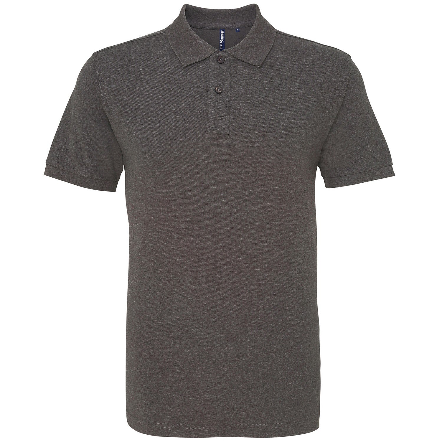 Charcoal - Front - Asquith & Fox Mens Classic Polo Shirt