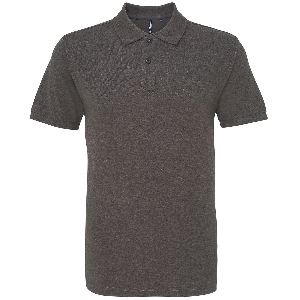 Charcoal - Front - Asquith & Fox Mens Classic Polo Shirt