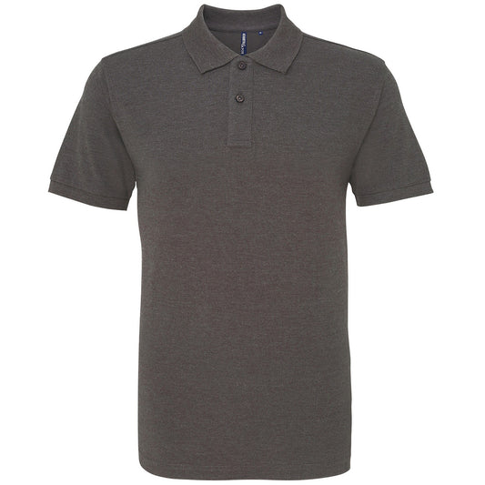 Charcoal - Front - Asquith & Fox Mens Classic Polo Shirt