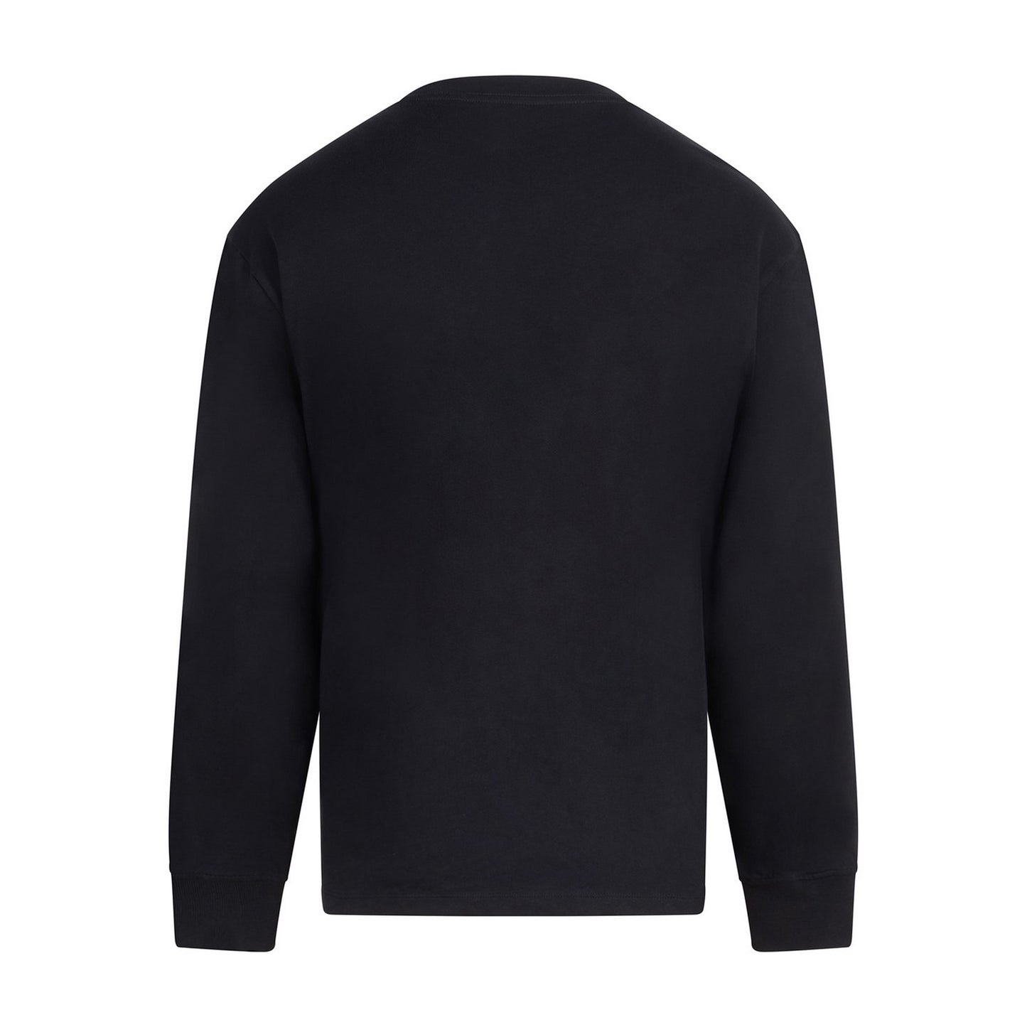 Black - Back - Anthem Mens Headline Heavyweight Long-Sleeved T-Shirt