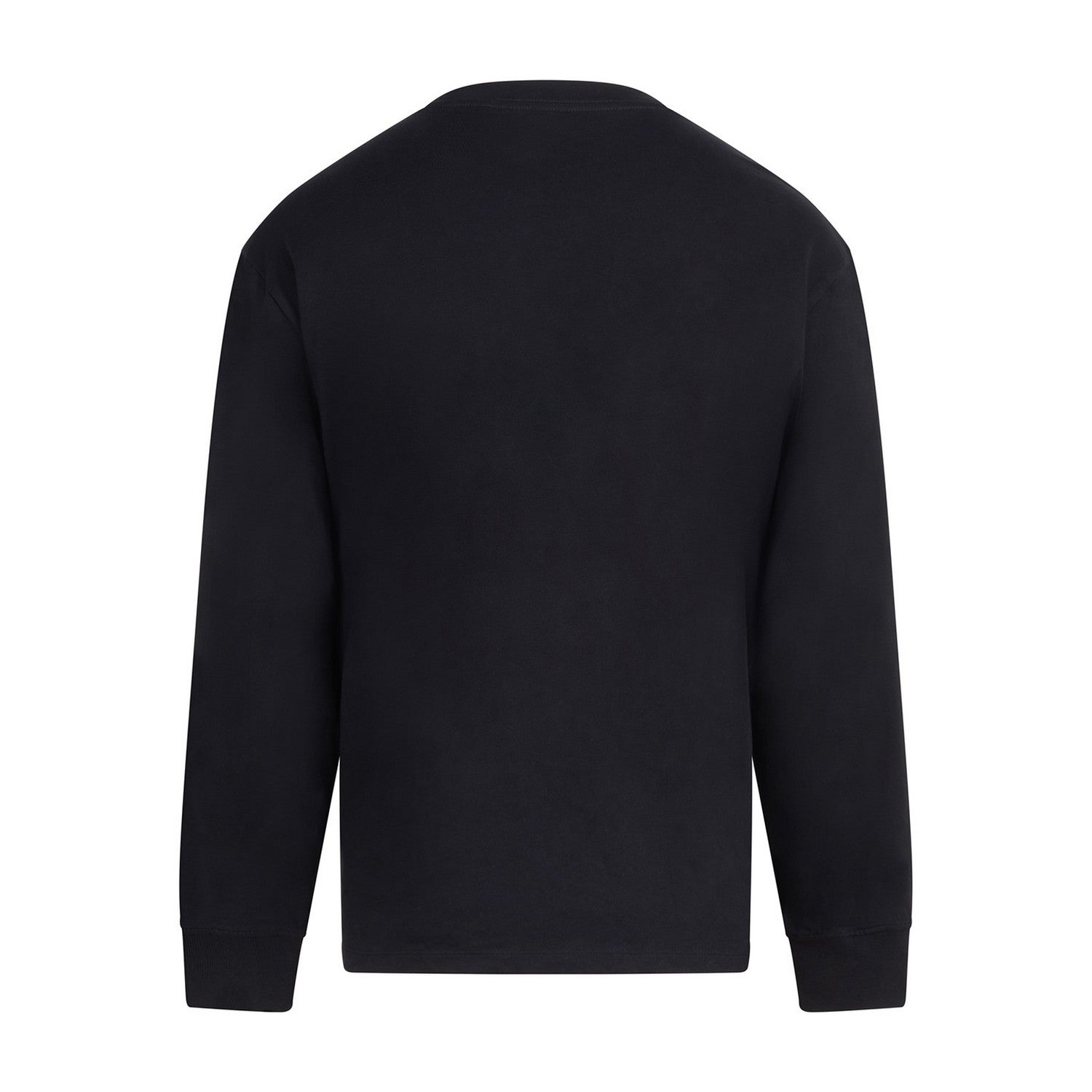 Black - Back - Anthem Mens Headline Heavyweight Long-Sleeved T-Shirt