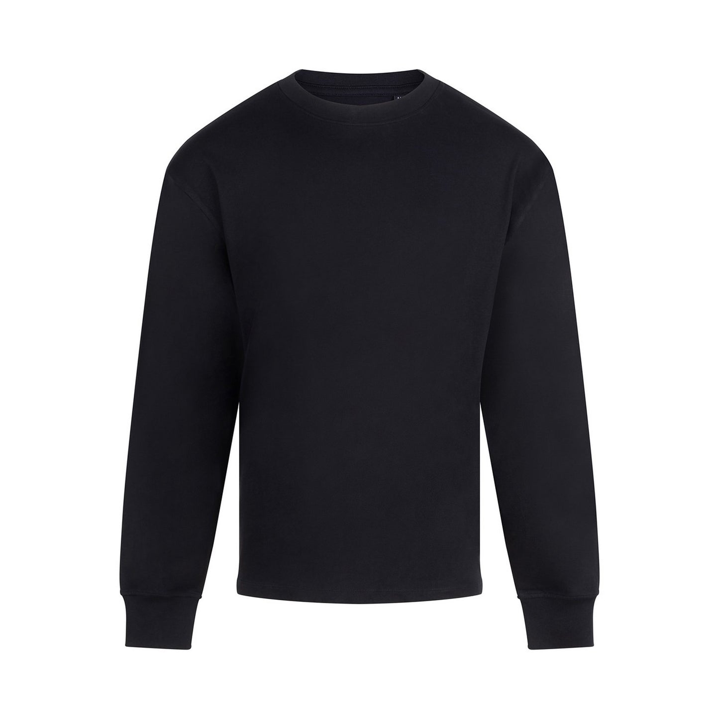 Black - Front - Anthem Mens Headline Heavyweight Long-Sleeved T-Shirt