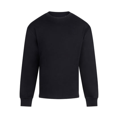 Black - Front - Anthem Mens Headline Heavyweight Long-Sleeved T-Shirt