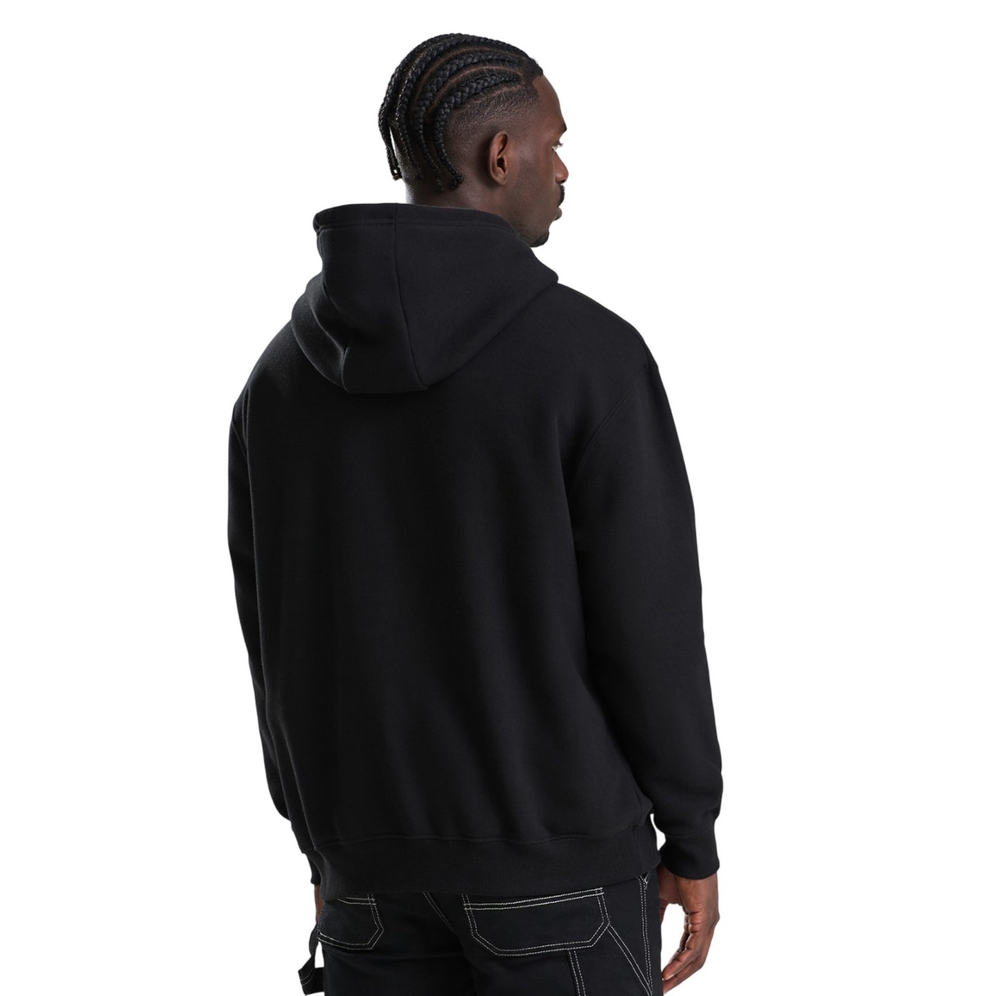 Deep Black - Back - Awdis Mens Vision Heavyweight Hoodie