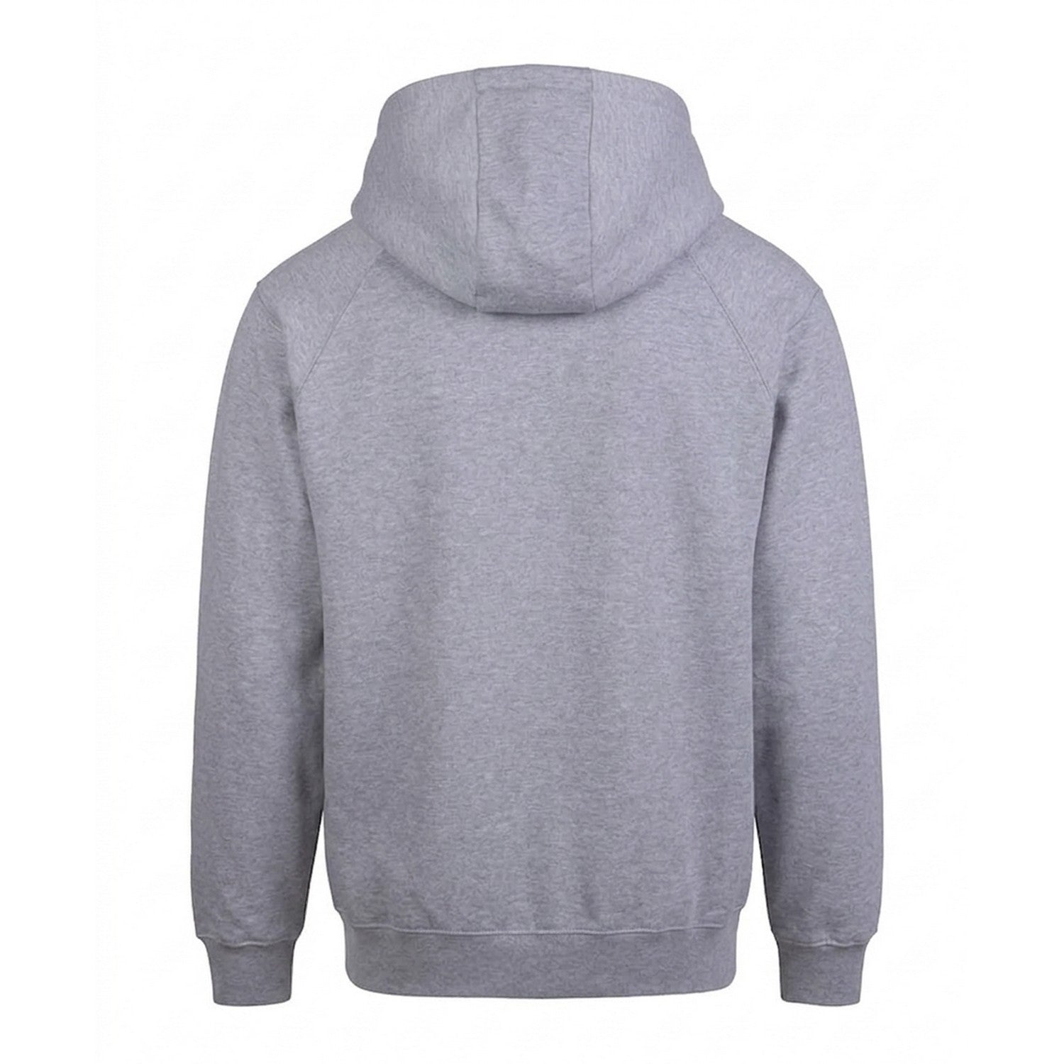 Heather Grey - Back - Awdis Mens Vision Heavyweight Hoodie