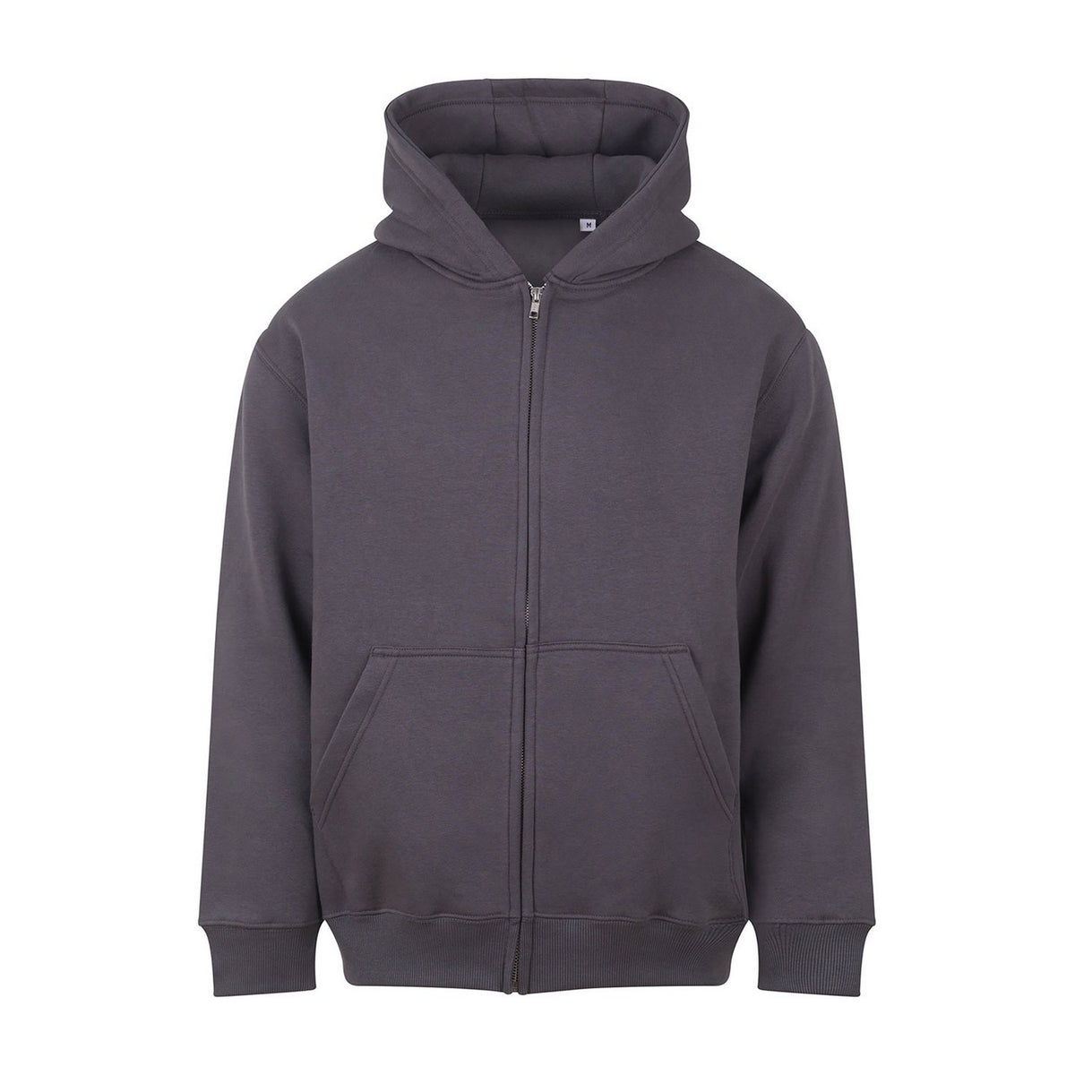 Solid Charcoal - Front - Awdis Mens Vision Heavyweight Hoodie