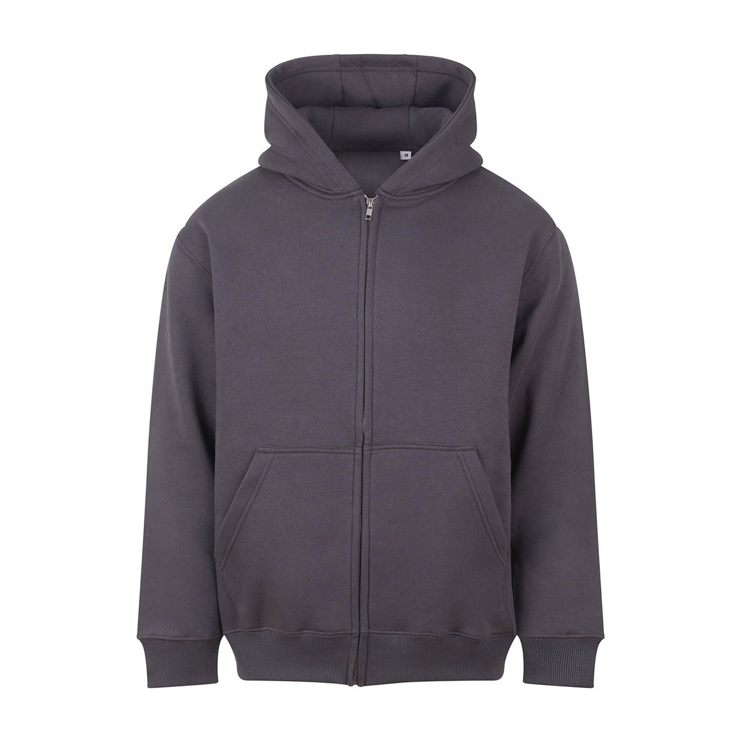 Solid Charcoal - Front - Awdis Mens Vision Heavyweight Hoodie
