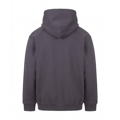 Solid Charcoal - Back - Awdis Mens Vision Heavyweight Hoodie
