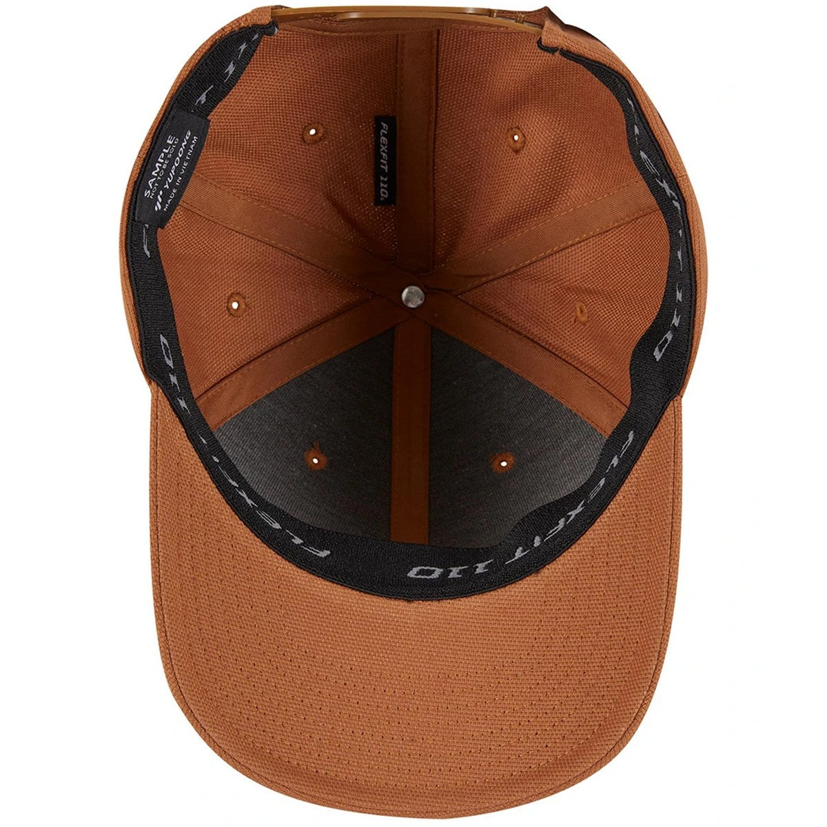 Brown - Lifestyle - Flexfit Canvas Curved Peak Snapback Cap
