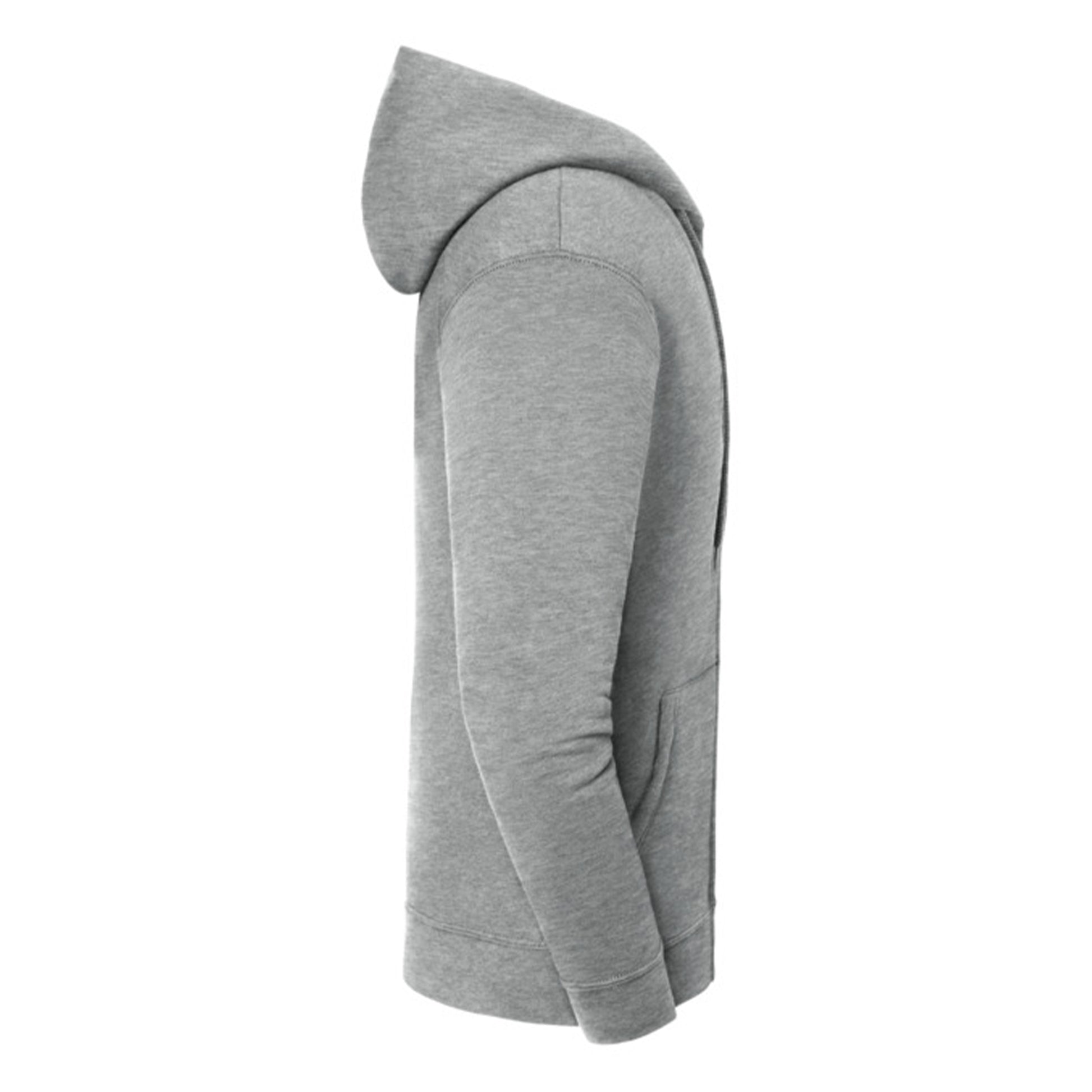 Athletic Heather - Side - Fruit of the Loom Mens Iconic Premium Heather Hooded Sweat Jacket