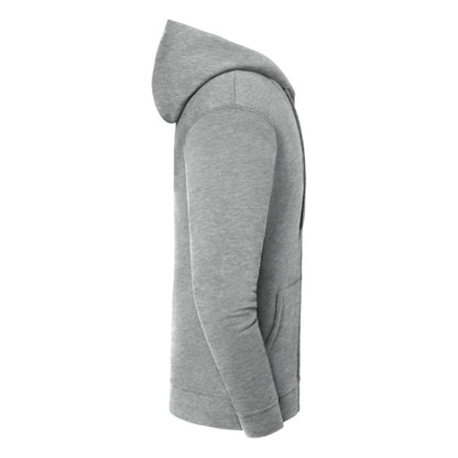 Athletic Heather - Side - Fruit of the Loom Mens Iconic Premium Heather Hooded Sweat Jacket
