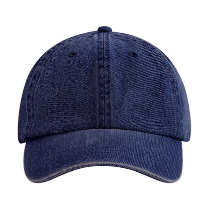Indigo - Front - Beechfield Unisex Adult Denim Baseball Cap