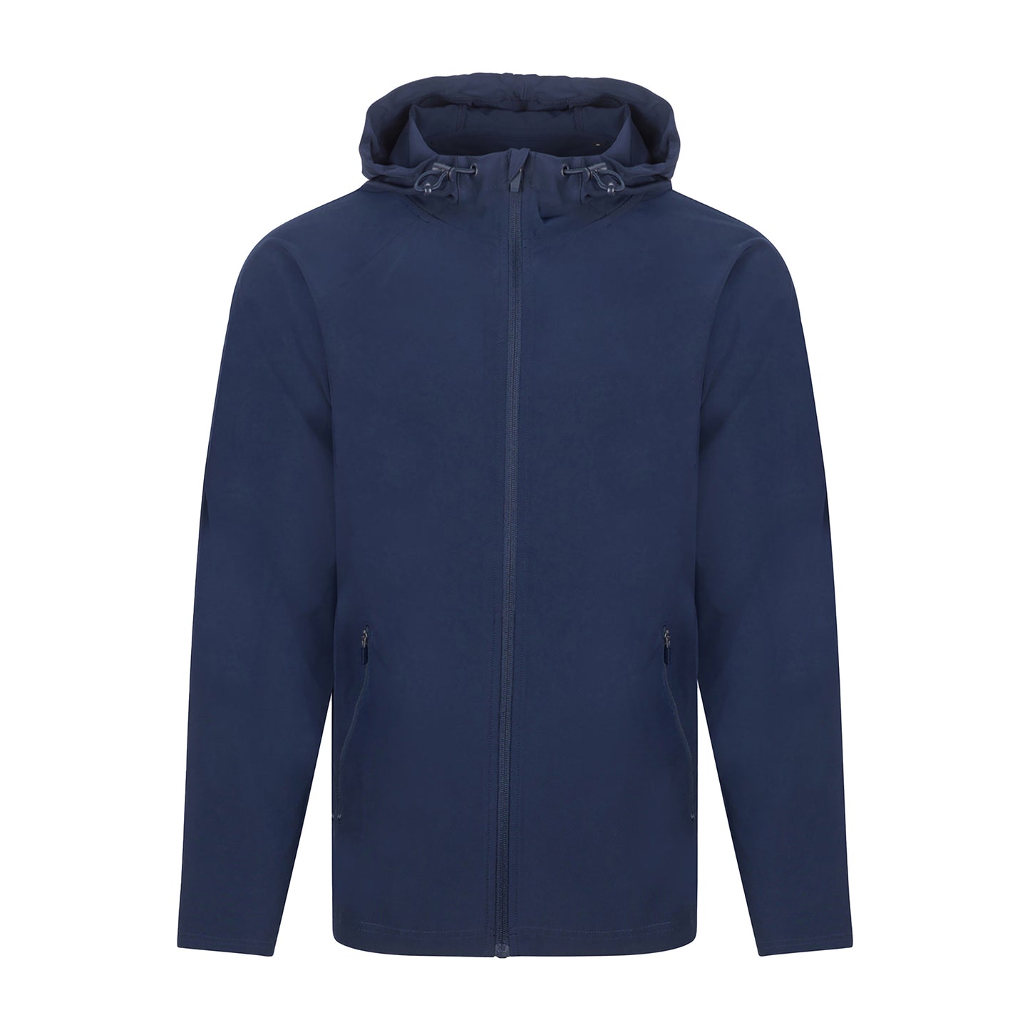 Navy - Front - Tombo Unisex Adult Technical Full Zip Hoodie