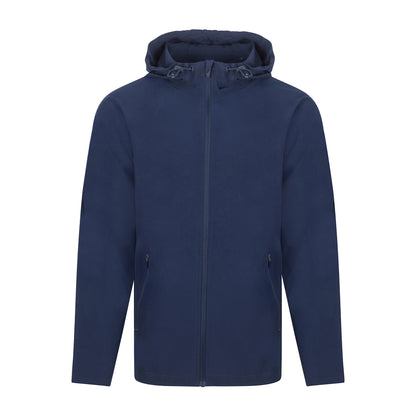 Navy - Front - Tombo Unisex Adult Technical Full Zip Hoodie
