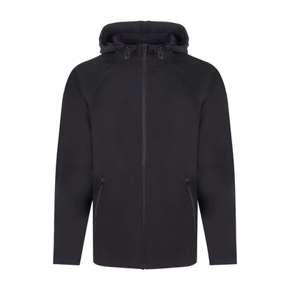Black - Front - Tombo Unisex Adult Technical Full Zip Hoodie