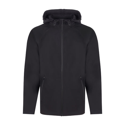 Black - Front - Tombo Unisex Adult Technical Full Zip Hoodie