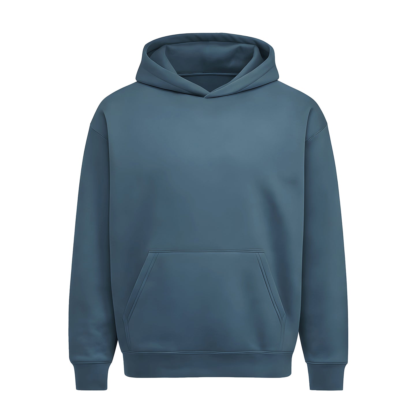 Navy - Front - Anthem Mens Heavy Bass Hoodie