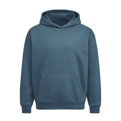Navy - Front - Anthem Mens Heavy Bass Hoodie