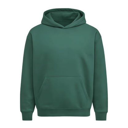 Pine Green - Front - Anthem Mens Heavy Bass Hoodie