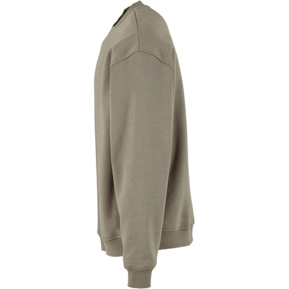 Pale Olive - Lifestyle - Build Your Brand Mens Loose Sweatshirt