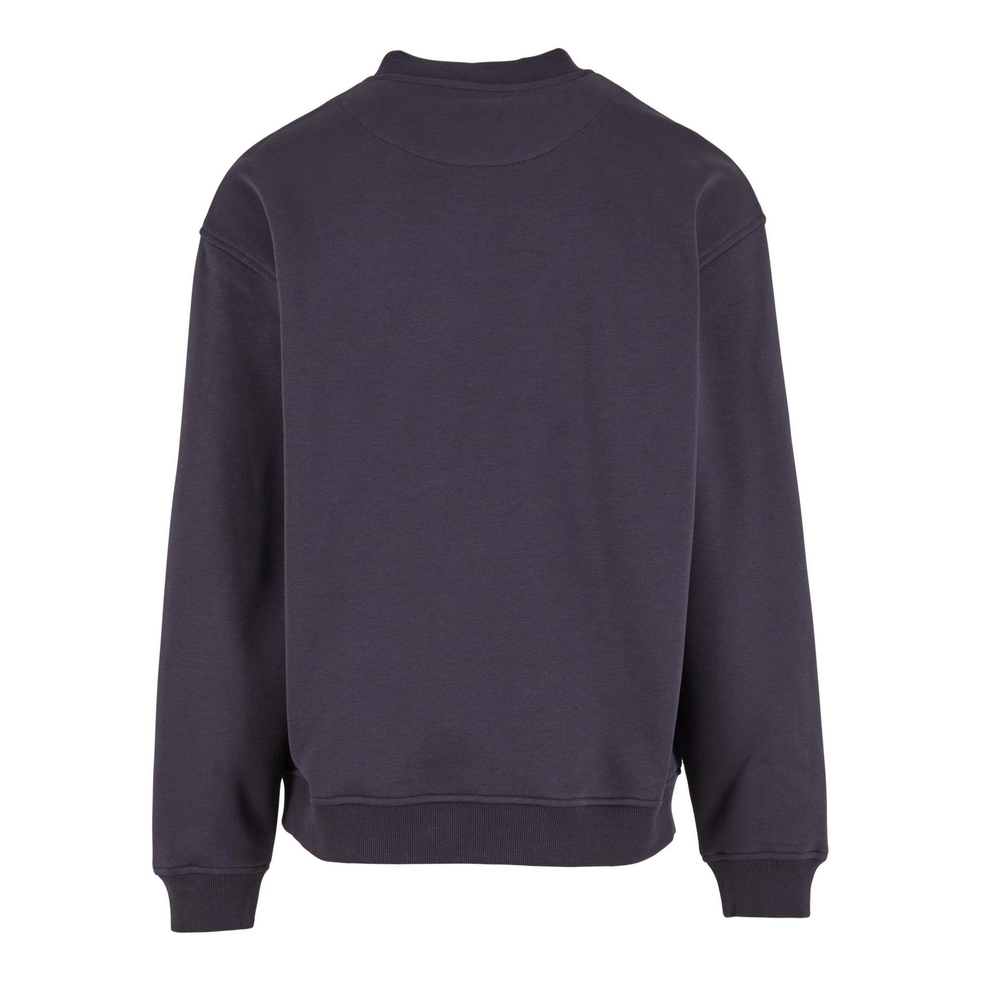 Navy - Back - Build Your Brand Mens Loose Sweatshirt