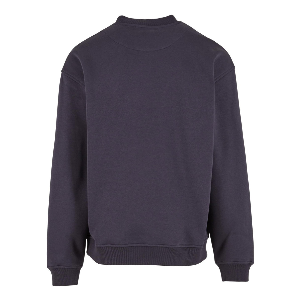 Navy - Back - Build Your Brand Mens Loose Sweatshirt