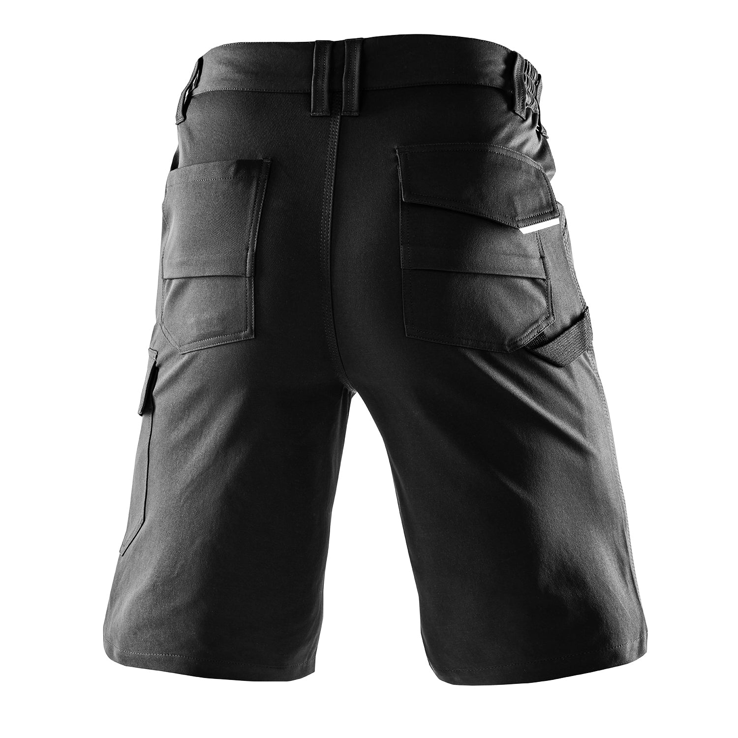 Black - Back - WORK-GUARD by Result Mens Dynamic Shorts