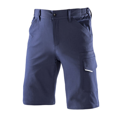 Navy - Front - WORK-GUARD by Result Mens Dynamic Shorts