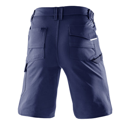 Navy - Back - WORK-GUARD by Result Mens Dynamic Shorts