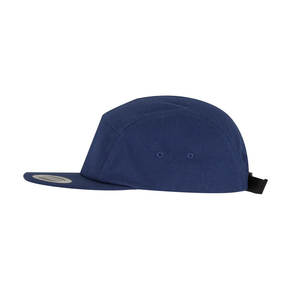 Navy - Side - Flexfit Jockey Canvas Baseball Cap