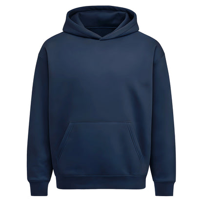 Navy - Front - Anthem Mens Bass Heavy Hoodie