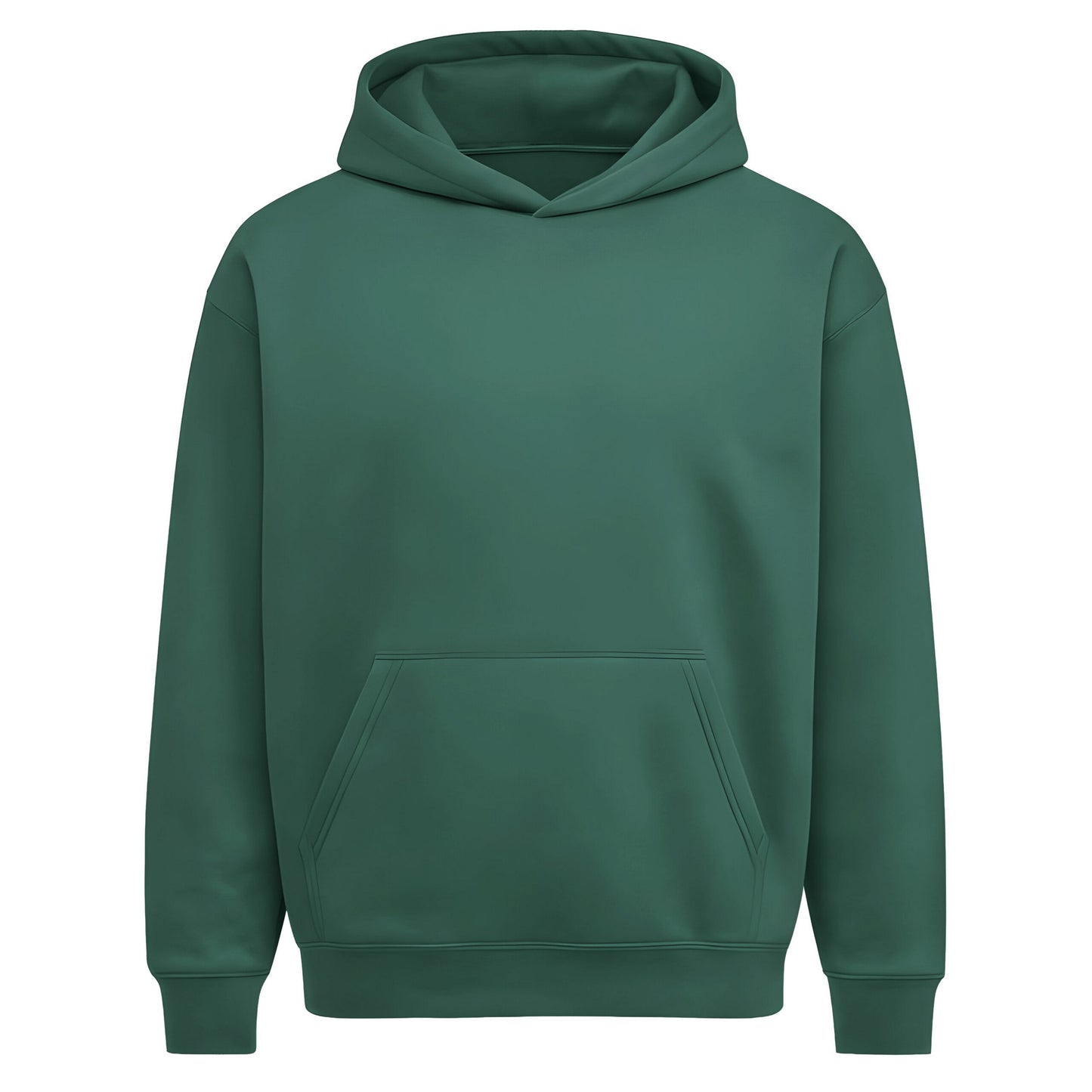 Pine Green - Front - Anthem Mens Bass Heavy Hoodie