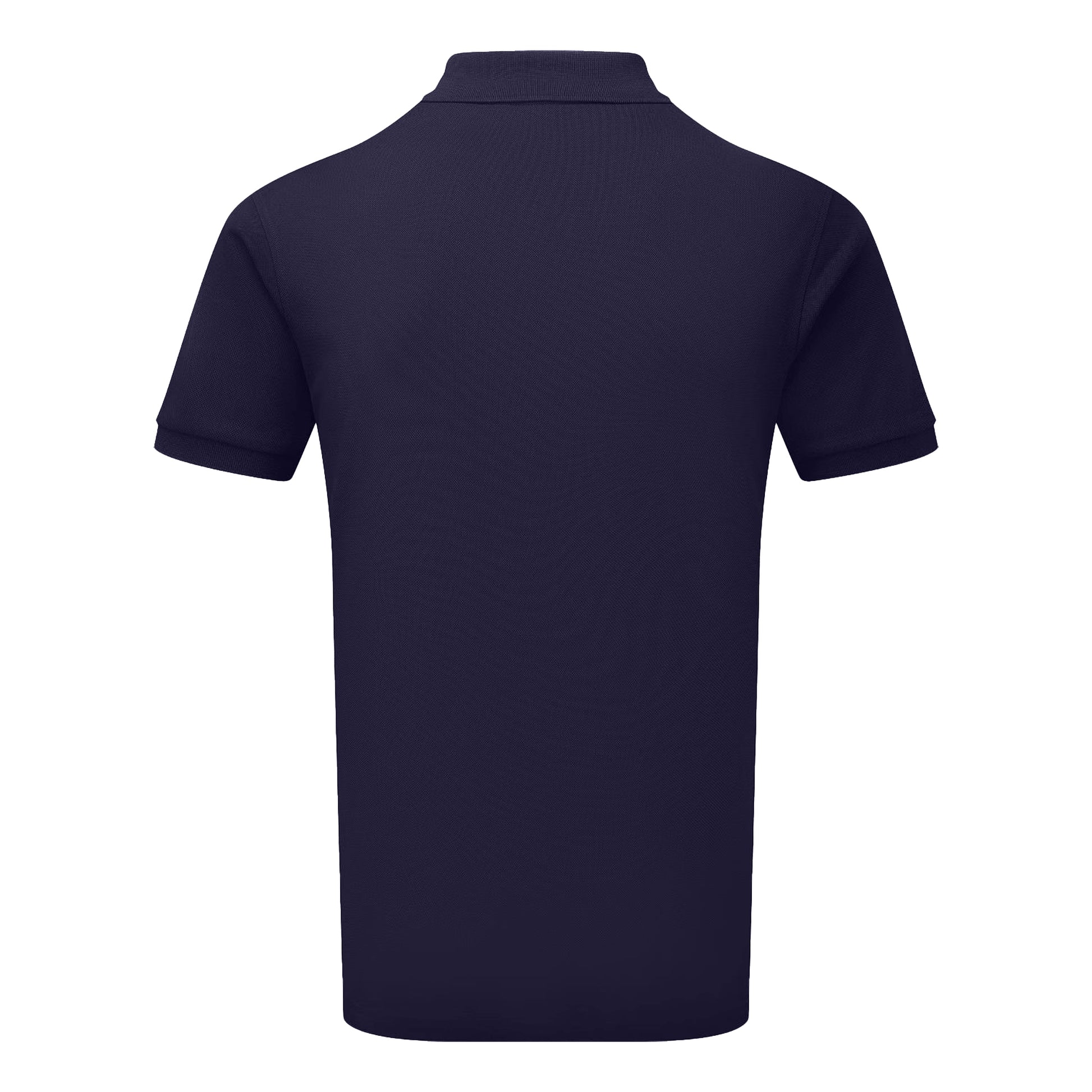 Navy - Back - Asquith & Fox Mens Premium Mercerised Cotton Polo Shirt