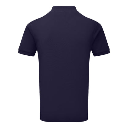 Navy - Back - Asquith & Fox Mens Premium Mercerised Cotton Polo Shirt